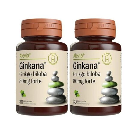 Pachet Ginkana Ginko Biloba Forte 80mg