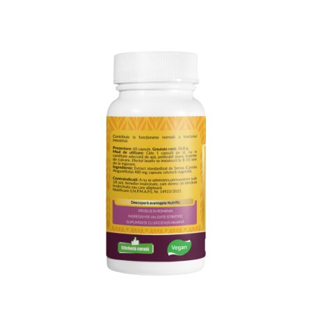 Senna Laxativ Natural, 60 capsule, Nutrific 611460