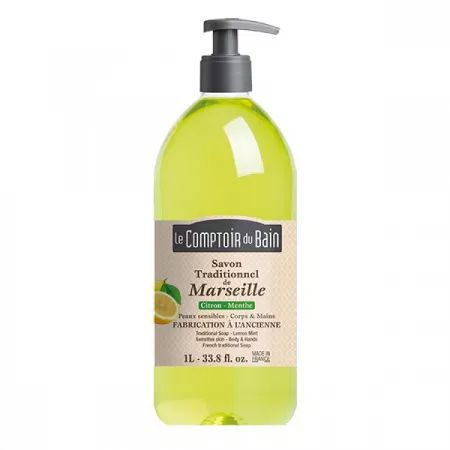 Sapun de Marsilia cu parfum de lamaie si menta