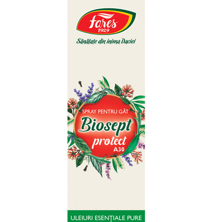 Spray pentru gat Biosept, 20 ml, Fares 722905