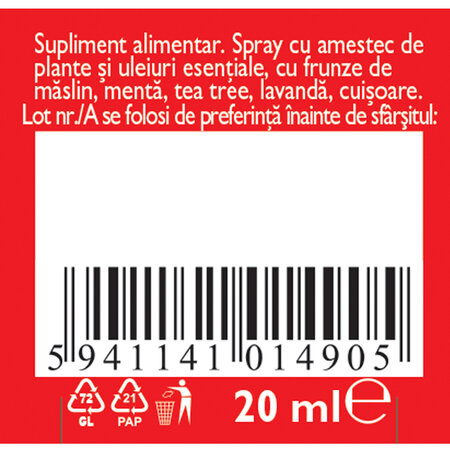 Spray pentru gat Biosept, 20 ml, Fares 722904