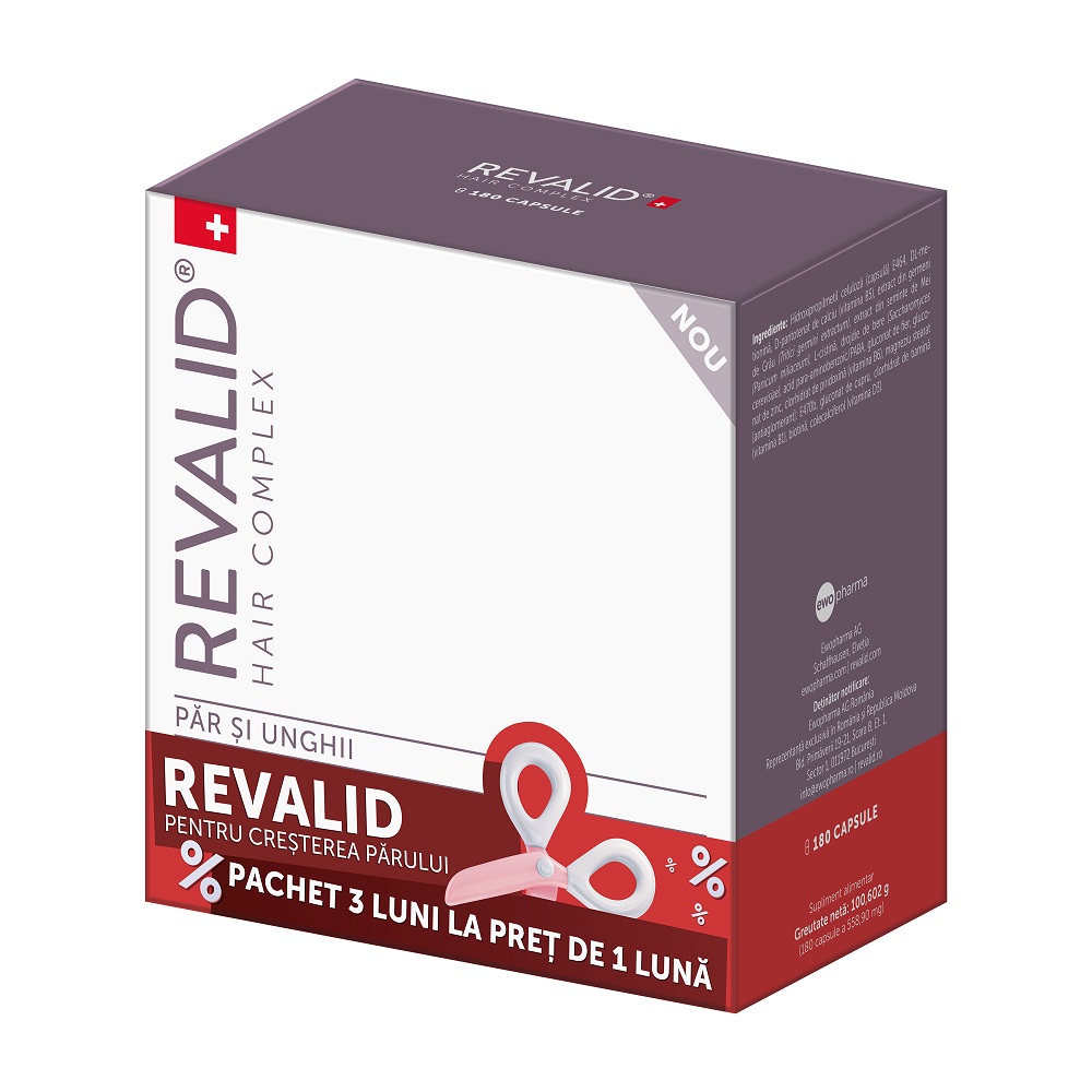 Revalid hair complex, 180 capsule, Ewopharma