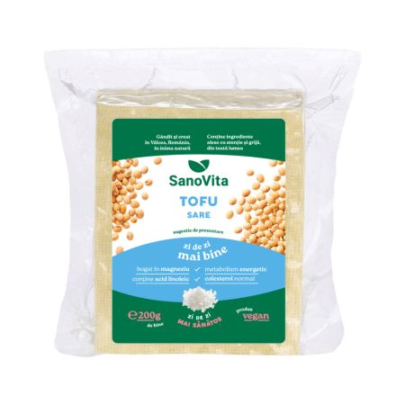 Tofu cu sare sterilizat, 200 g, Sanovita