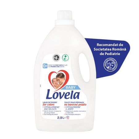 Detergent lichid pentru rufe colorate, 2.9 Litri, Lovela Baby 523277
