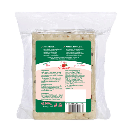 Tofu cu ardei si ceapa sterilizat, 200 g, Sanovita 747042
