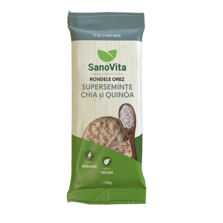 Mini rondele cu seminte de chia si quinoa