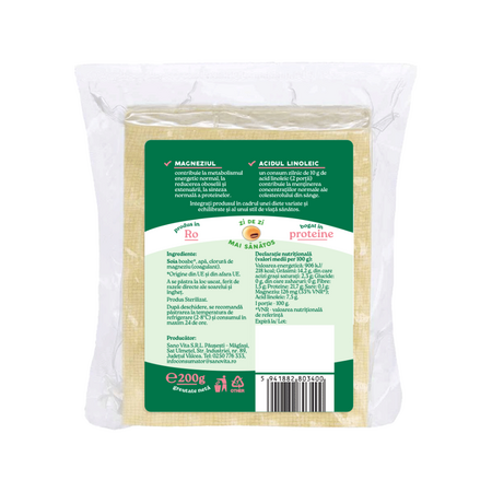 Tofu Natur Sterilizat, 200 g, Sanovita 747038