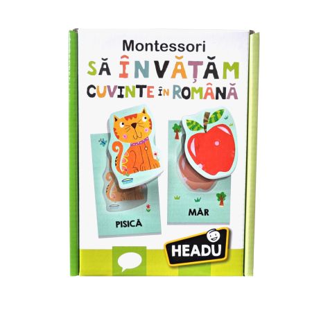 Sa invatam cuvinte in romana Montessori 