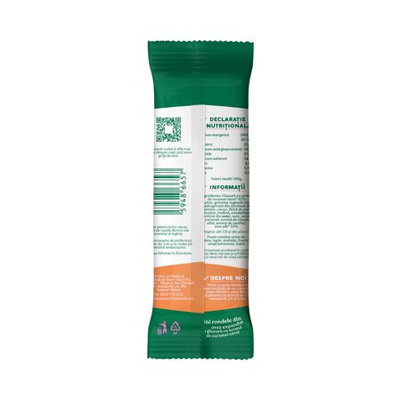 Mini rondele din orez cu glazura de caramel sarat, 24 g, Sanovita 809715