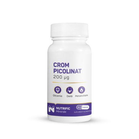 Crom Picolinat, 200 mcg, 60 capsule