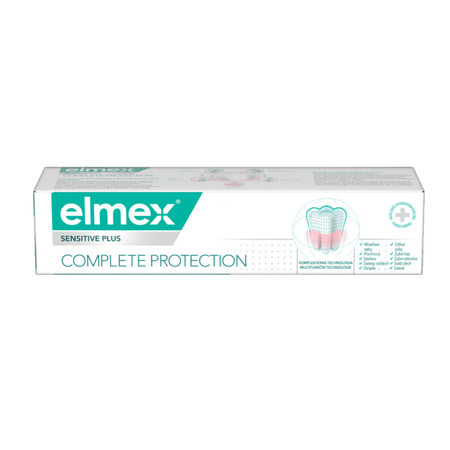 Pasta de dinti Complete Protection Sensitive Plus, 75 ml, Elmex 681594