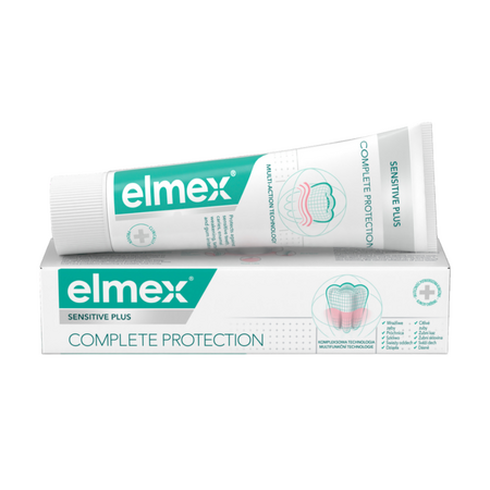 Pasta de dinti Complete Protection Sensitive Plus, 75 ml, Elmex 681595