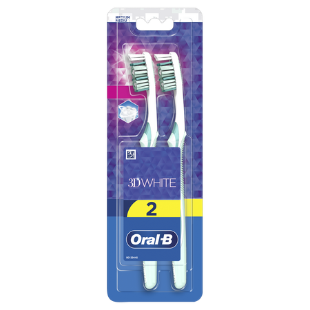 Periuta manuala 3D White, 2 buc
