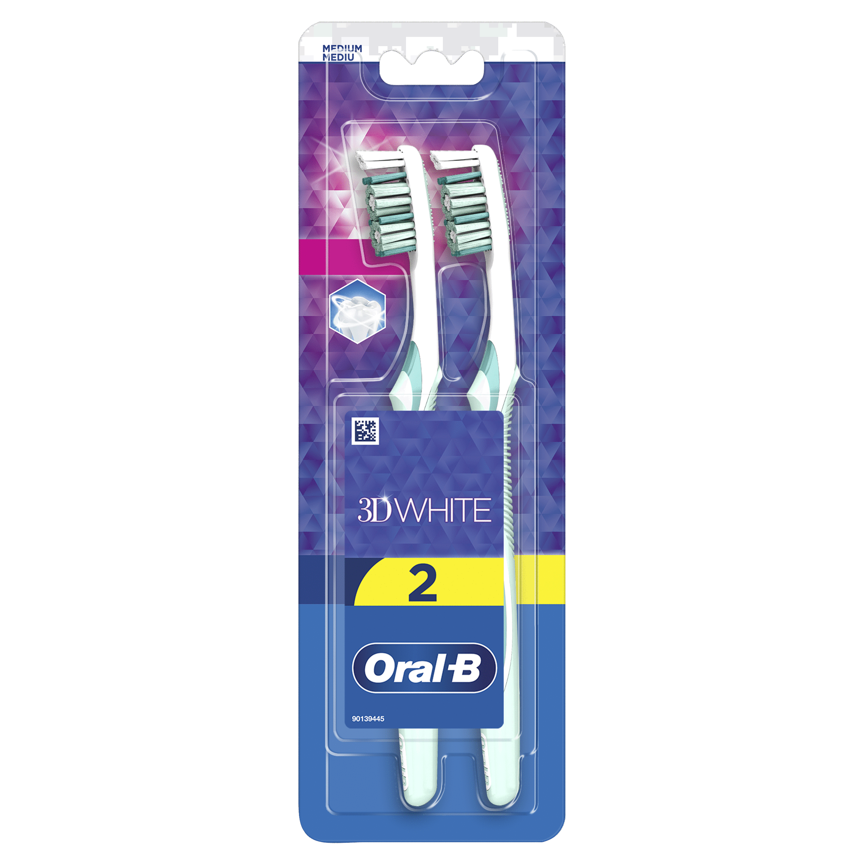 Periuta manuala 3D White, 2 buc, Oral B