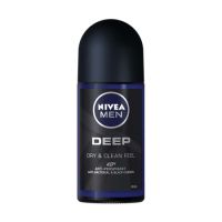 Deodorant roll-on pentru barbati Deep Black, 50 ml, Nivea Men