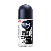 Deodorant roll-on pentru barbati Black & White Invisible Power, 50 ml, Nivea Men
