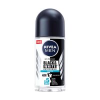 Deodorant roll-on pentru barbati Black & White Invisible Fresh, 50 ml, Nivea Men