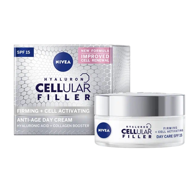 Crema de zi cu SPF 15 Hyaluron Cellular Filler, 50 ml, Nivea