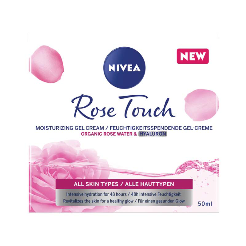 Crema-gel cu apa de trandafiri Rose Touch, 50 ml, Nivea