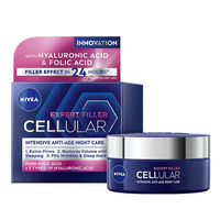 Crema de noapte cu acid hialuronic Cellular Expert Filler, 50 ml, Nivea