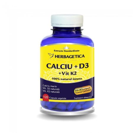 calciu d3 vitamina k2 herbagetica