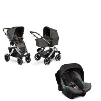 Sistem 3 in 1 Salsa 4 Air Asphalt Diamond ES cu scoica Tulip, Abc Design