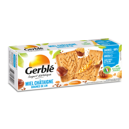 Biscuiti cu miere si faina de castane