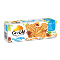 Biscuiti cu miere si faina de castane, 200 g, Gerble