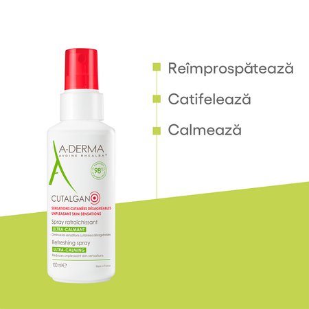 Spray ultra-calman Cutalgan, 100 ml, A-Derma 605692