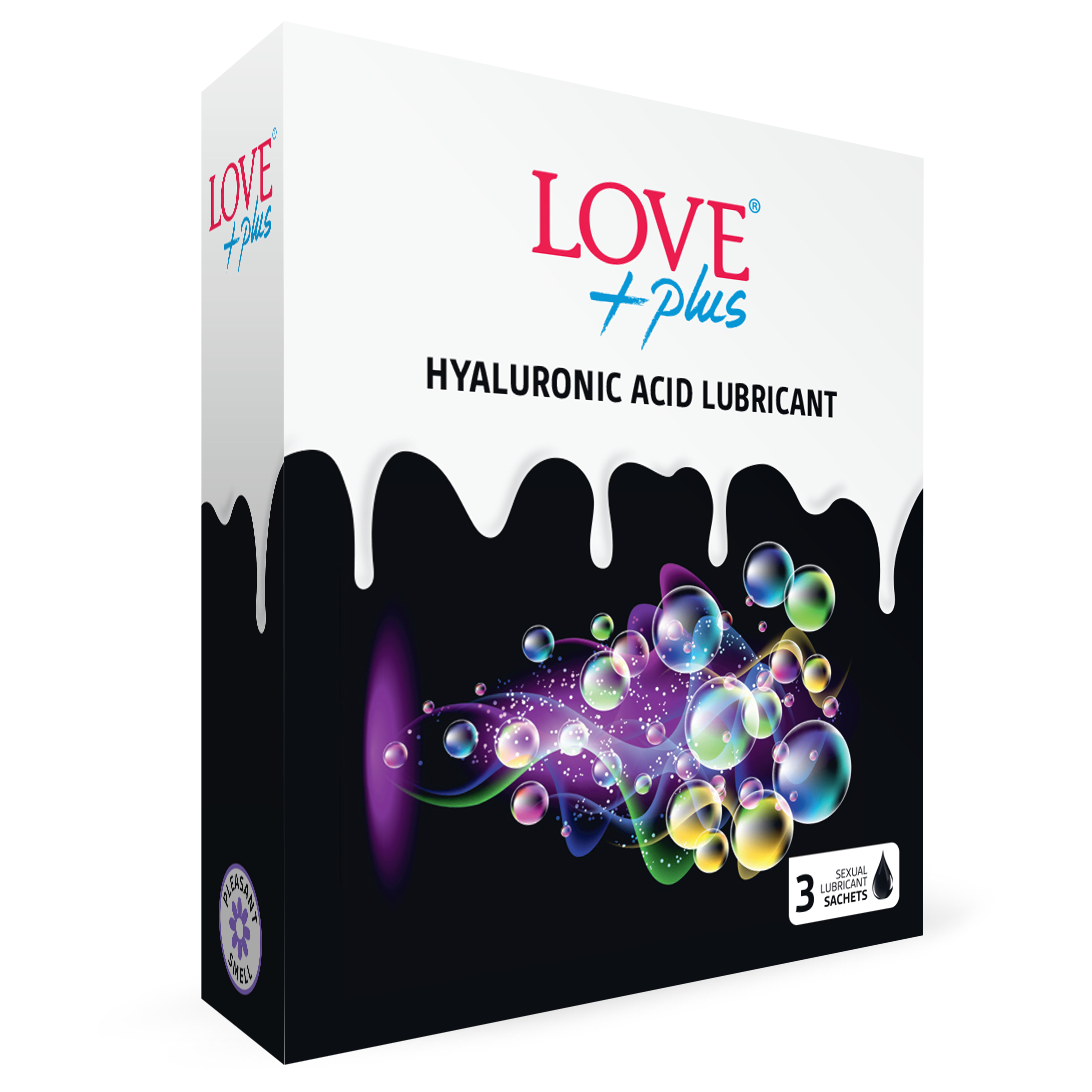 Lubrifiant cu acid hyaluronic, 3 bucati x 15 ml, Love Plus