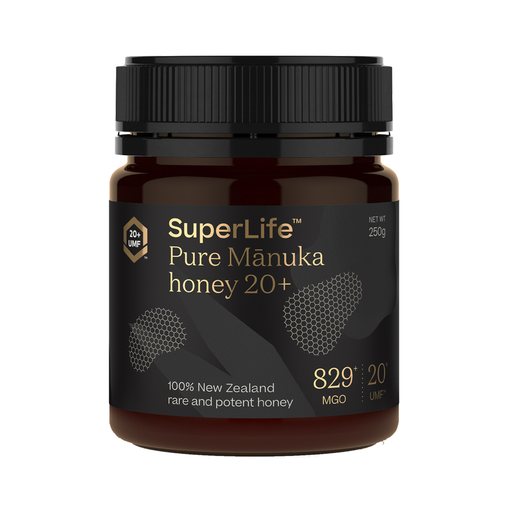 Miere de Manuka UMF20+, MGO829+, 250 g, Superlife