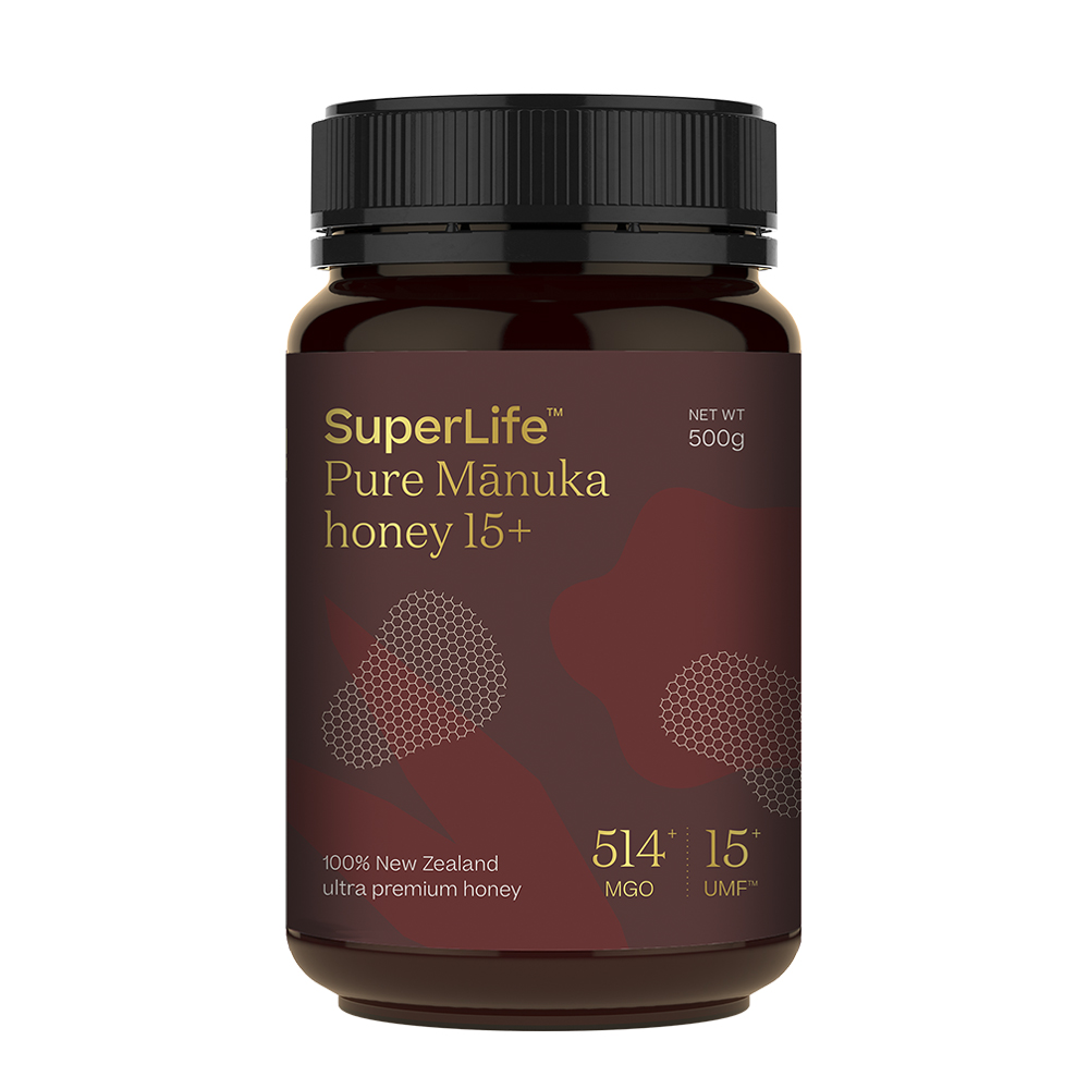 Miere de Manuka UMF15+, MGO514+, 500 g, Superlife