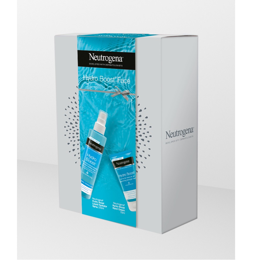 Pachet Neutrogena Hydro Boost Corp spray Hidratant 200 ml si Crema Gel pentru maini 75 ml, Johnson&Johnson