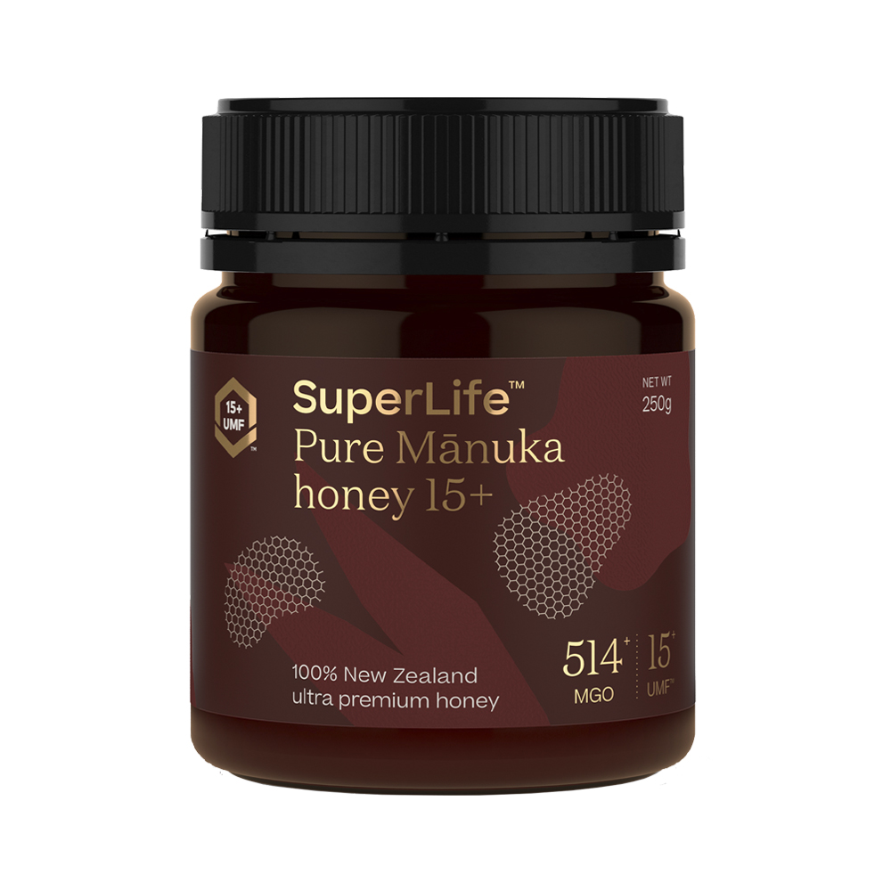 Miere de Manuka UMF15+, MGO514+, 250 g, Superlife