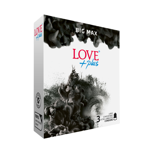 Prezervative Big Max, 3 bucati, Love Plus