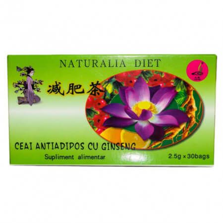 Ceai antiadipos cu Ginseng, 30 plicuri