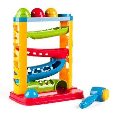 Jucarie spirala cu bile, +1 an, Miniland 524595