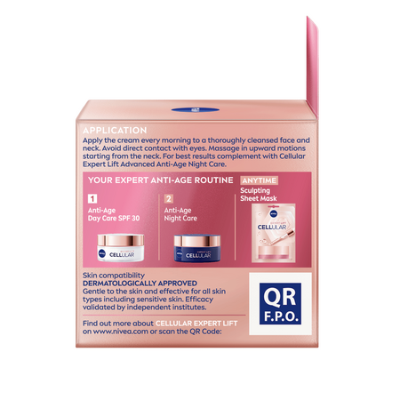 Crema de zi antirid cu SPF 30 Cellular Expert Lift, 50 ml, Nivea 524611