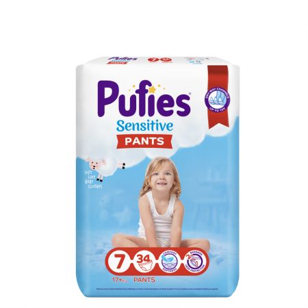 Scutece Pants Sensitive, Nr. 7