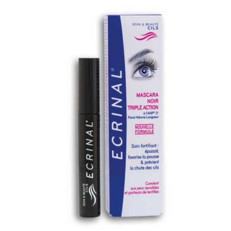 Ecrinal mascara negru cu tripla actiune, 7 ml, Asepta