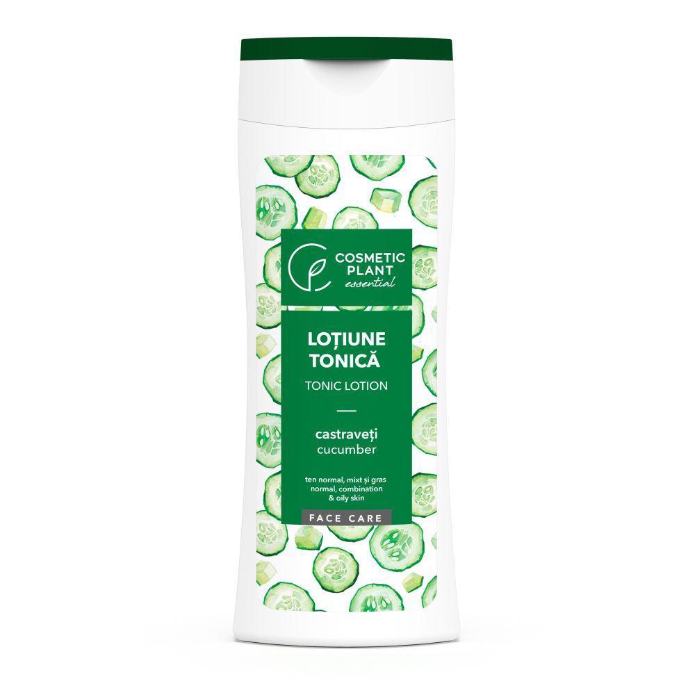 Lotiune tonica cu suc de castraveti Face Care, 200 ml, Cosmetic Plant