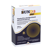 Spray cu vitamina D3, 4000UI, 50 ml, Sun Wave Pharma