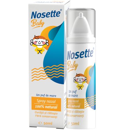 Spray nazal apa de mare izotonica Nosette Baby