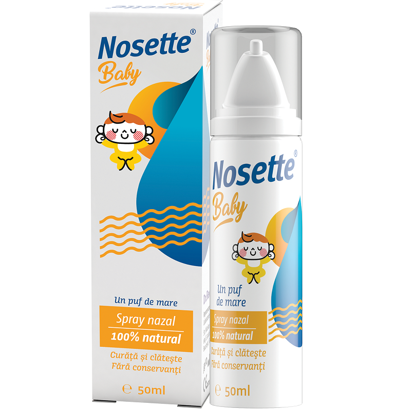 Spray nazal apa de mare izotonica Nosette Baby, 50 ml, Dr. Reddys