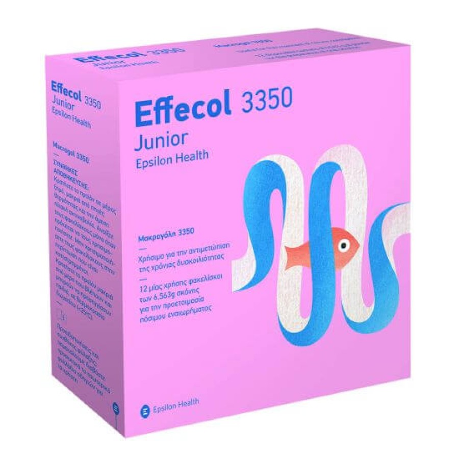 Effecol Junior Epsilon Health, 12 plicuri x 6.5 g, Epsilon Health