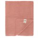 Patura tricotata pentru bebelusi din bumbac organic, 100x80 cm, Roz, Fillikid 780735