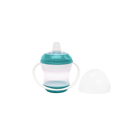 Cana anti-curgere cu capac si manere, +6 luni, Smarald, Thermobaby 524856