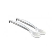 Set 2 lingurite cu varf moale, Blanc Muguet, Thermobaby