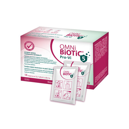 Omnibiotic Pro-Vi 5, 14 plicuri, Institut AllergoSan