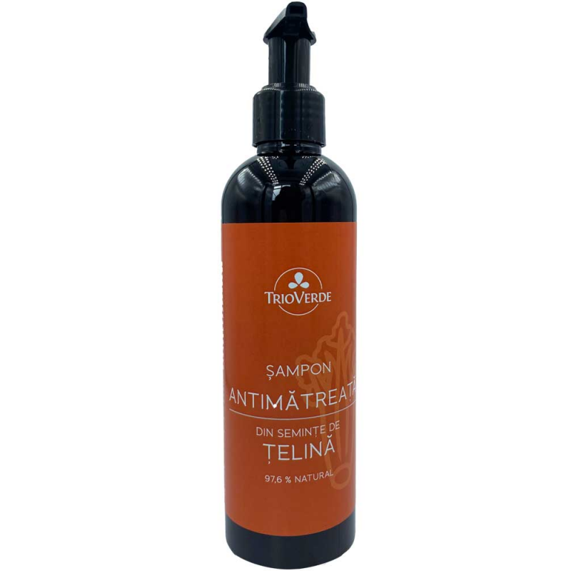 Sampon antimatreata cu extract de Telina, 250 ml, Trio Verde